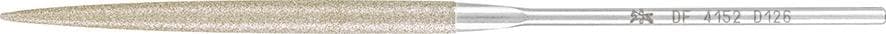 Pilă ac diamantată semirotundă, 140/70x5.5x1.6mm, coadă Ø 3mm, PFERD
