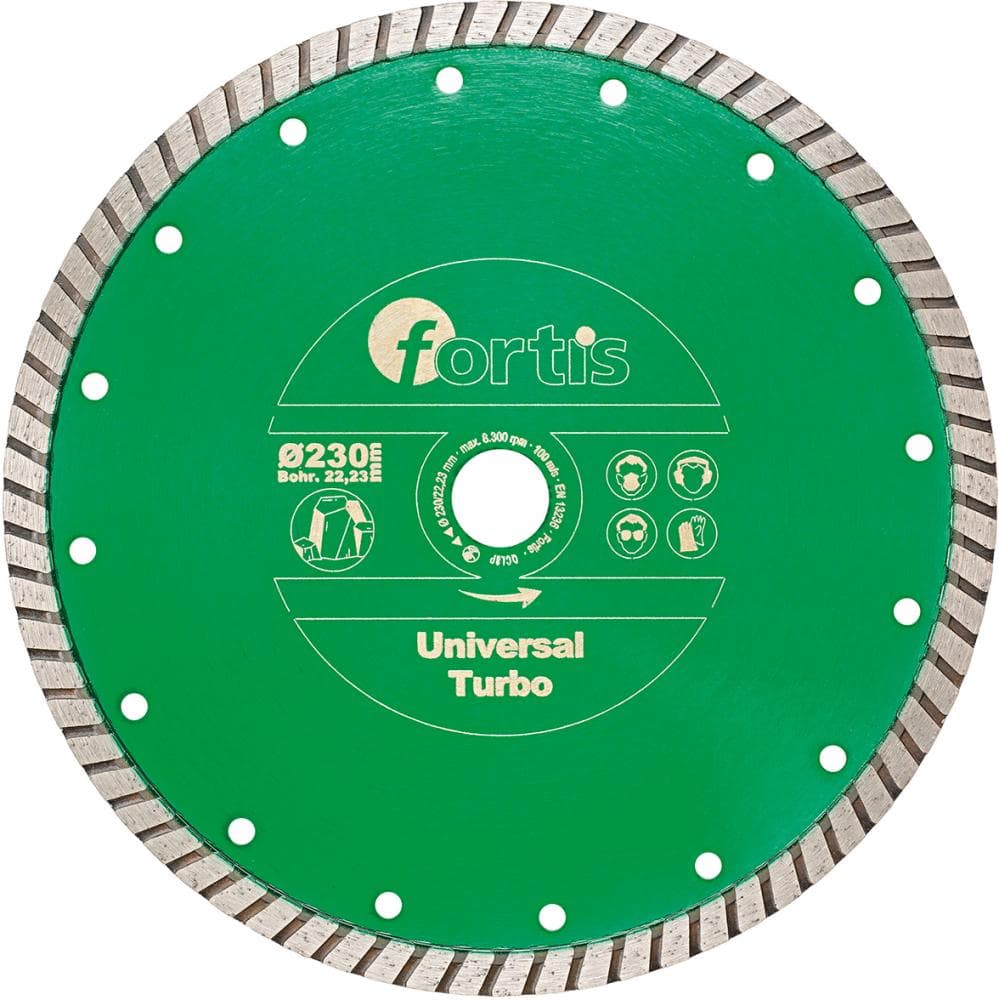 Disc de debitat diamantat, pentru piatră, granit, marmură, 115 mm, FORTIS