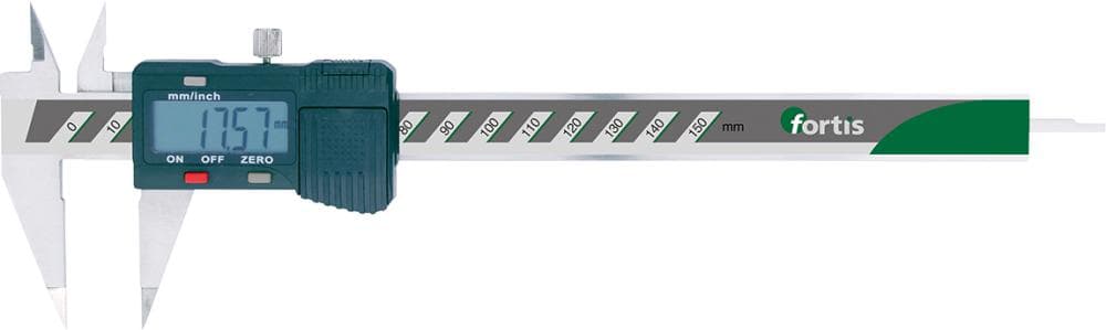 Subler digital cu vârfuri, 150 mm/0,01 mm, FORTIS