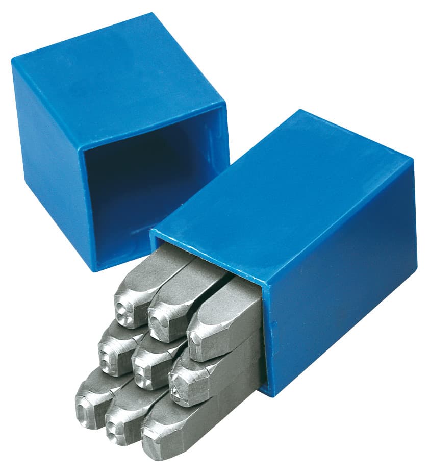 Set poansoane cifre, 9 bucăți, 70 x 9 mm, 2200-6, GEDORE