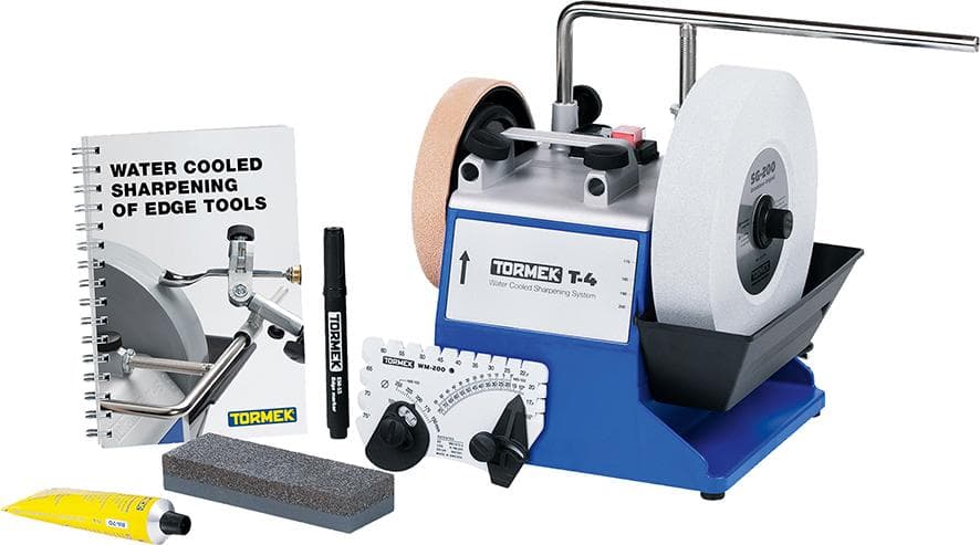 Mașină de șlefuit umed T-4 Original/DE, 230 V, 120 W, discuri Ø 200/145 mm, TORMEK
