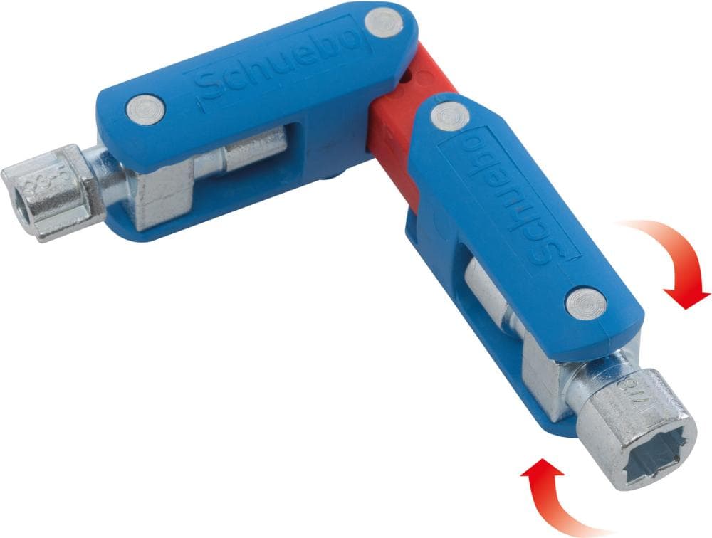Cheie pentru dulapuri de comandă DoubleJOINT, 127x28 mm, profil rotativ, S+B