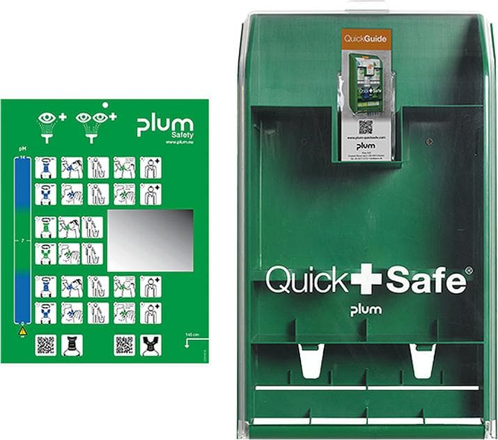 Stație de prim ajutor QuickSafe Box, goală, Plum