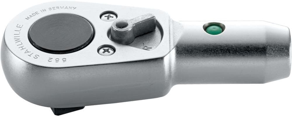Cap antrenor cu clichet 3/4", lungime 165 mm, 36 dinți, unghi 10°, DIN 3122, cu eliberare rapidă, STAHLWILLE