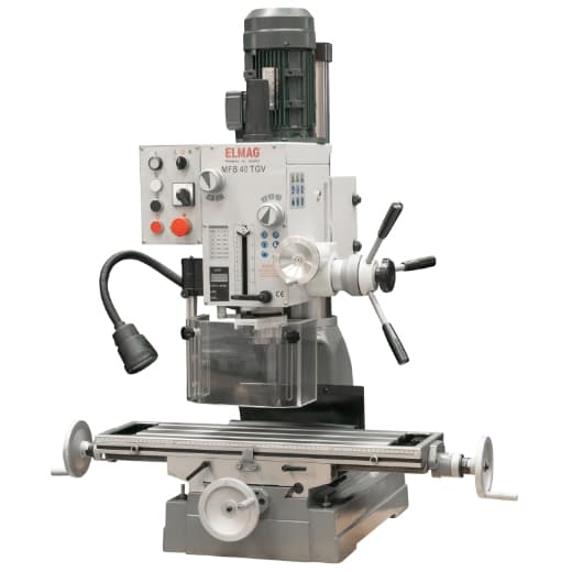 Mașină de găurit și frezat MFB 40 TGV, max 40 mm în oțel, MK4, 400V, 1500W, 82153, ELMAG