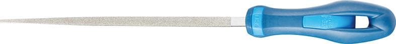 Pilă diamantată pătrată (4 muchii), Nr. DF1142, 200/180x7.5 mm, granulație D151, cu mâner, PFERD