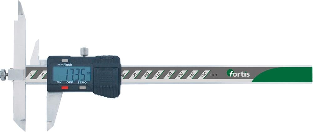 Subler digital cu cioc reglabil, 150/0,01 mm, FORTIS