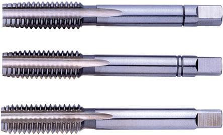 Set tarozi de mână HSS, M3, DIN 352, 3 bucăți (primar, intermediar, final), EXACT