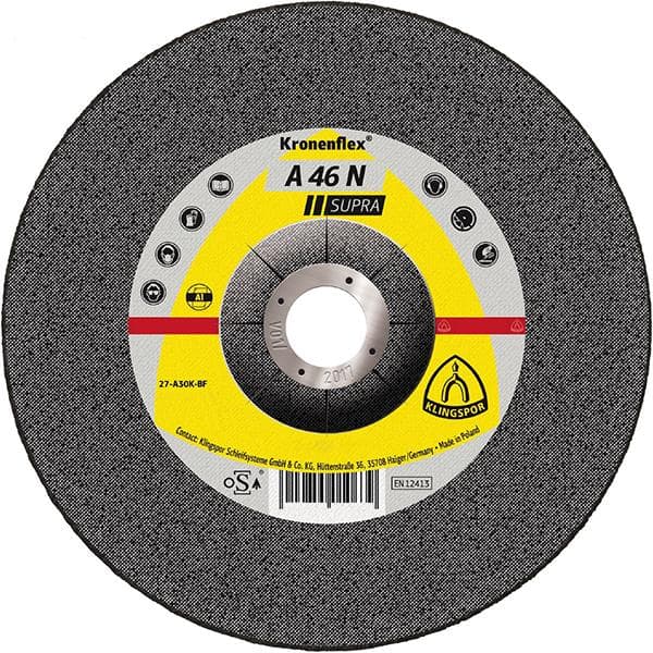 Disc de polizat pentru aluminiu, 115x6 mm, curbat, KLINGSPOR