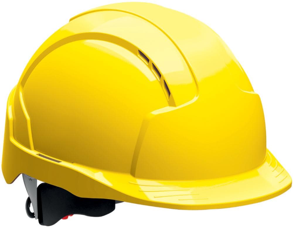 Cască de protecție EVOLite® cu blocare rotativă, galbenă, JSP