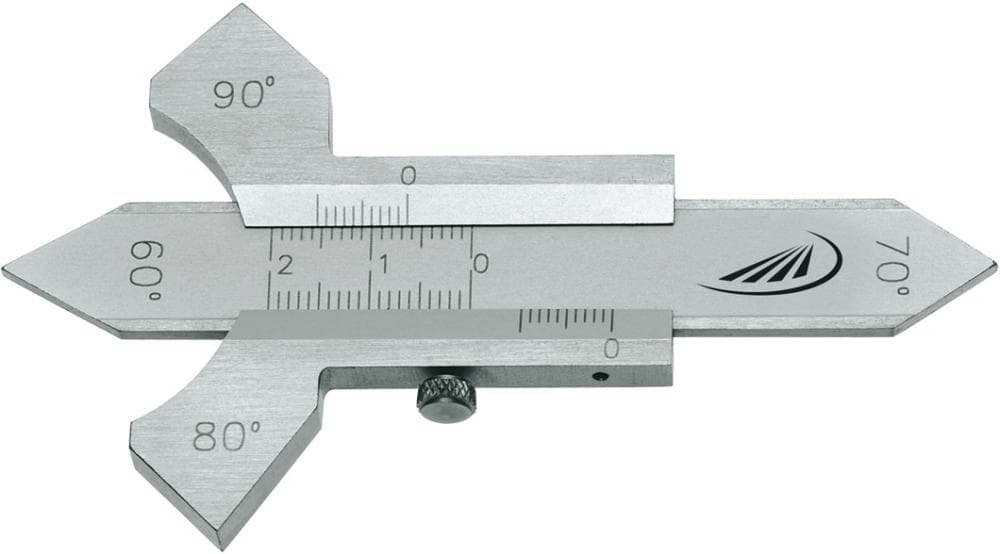 Leră pentru sudură cu cursor, 20 mm, vernier 0,1 mm, HELIOS PREISSER