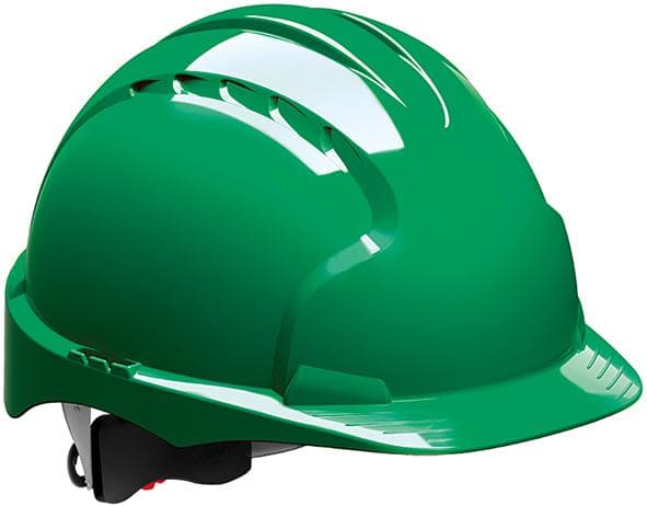 Cască de protecție EVO3, blocare prin rotire, EN 397, verde, JSP