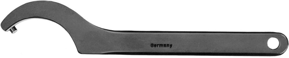 Cheie cârlig cu pin, 16 - 18 mm, lungime 110 mm, pin Ø 2,5 mm, DIN 1810B, AMF
