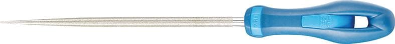 Pilă diamantată rotundă Nr. DF 1162, 200/180x8 mm, granulație D151, cu mâner, PFERD