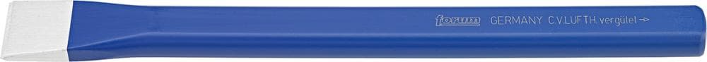Daltă dreaptă pentru piatră, cu coadă din oțel oval aplatizat 250x20x12mm, DIN 7254A, FORUM
