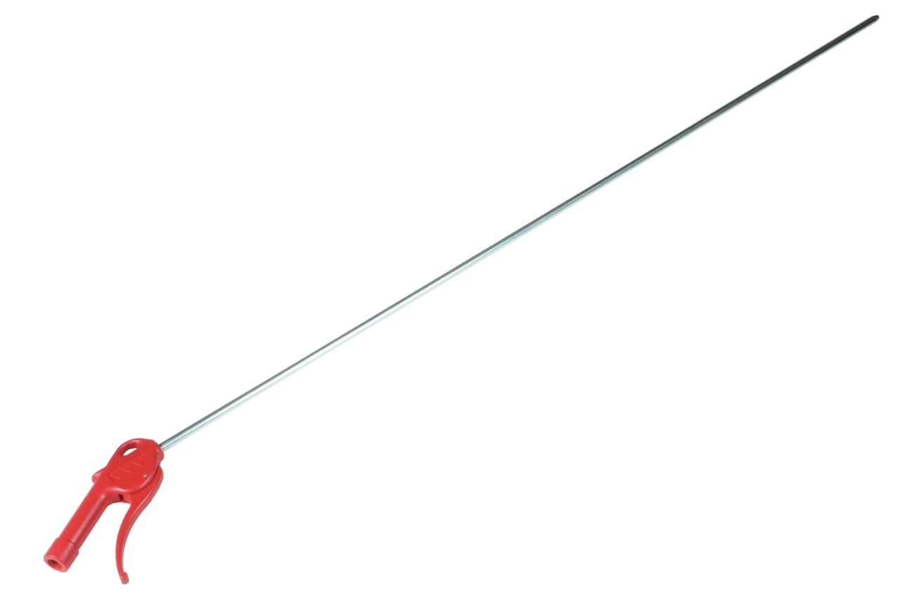 Pistol de suflat cu aer comprimat JWL CLASSIC, Ø8x1000mm, țeavă dreaptă, complet cu racord, max 16 bar, 41314, ELMAG