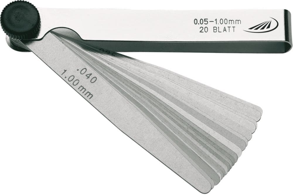 Leră de precizie, 13 lame, 0.05-1.0 mm, HELIOS PREISSER