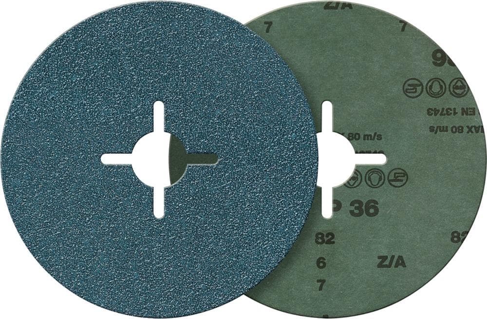 Disc abraziv de polizat pentru inox, 115 mm, granulație 24, FORTIS