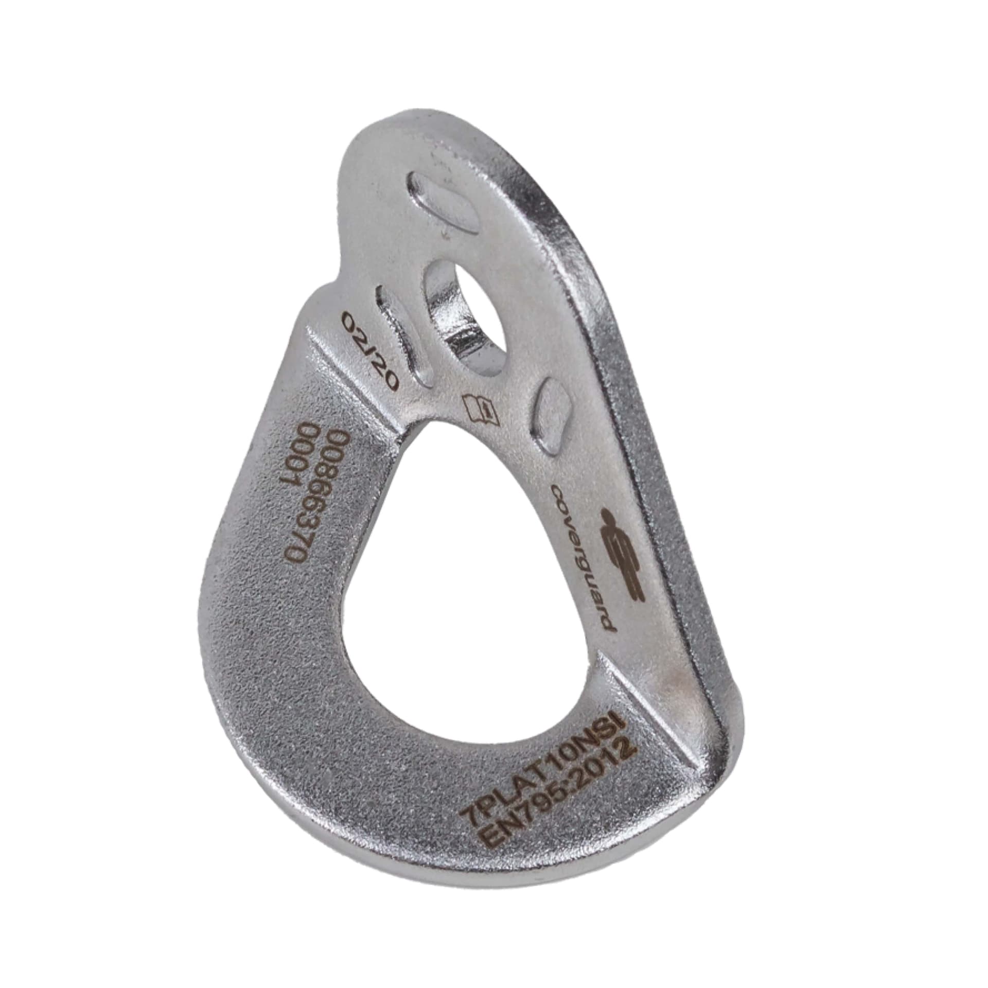 Carabină de ancorare din oțel inoxidabil, capacitate 12 kN, greutate 60 g, Coverguard