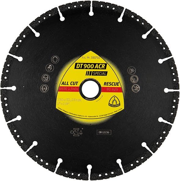 Disc diamantat DT 900 ACR Special 125x2,8X22,23mm, KLINGSPOR