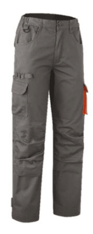 MISTI pantaloni pe talie pentru femei, gri/portocaliu, mărimea XL