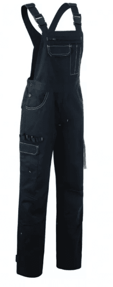 MISTI pantaloni cu pieptar pentru femei, albastru, mărimea XS