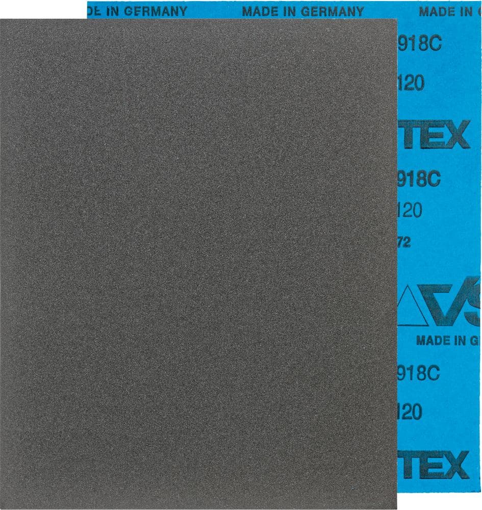 Coală abrazivă, suport de hârtie, 230x280mm, granulație 120, carbură de siliciu, VSM