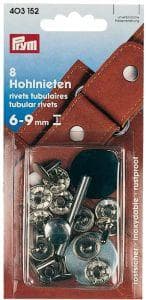Nit tubular MS nichel 13.0 mm, 8 bucăți, Prym