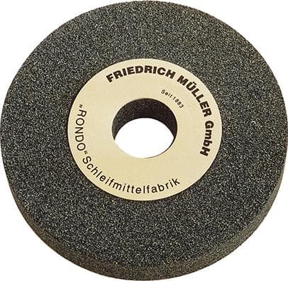Piatră abrazivă pentru polizor, duritate P, granulație 36, 150x20 mm, gaură 32/20 mm, Müller