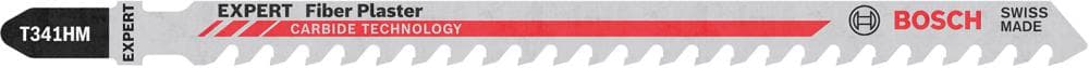 Pânză de ferăstrău pendular T 341 HM, pentru materiale abrazive, 132 mm, pasul dinților 4.3 mm, set 3 buc, Bosch