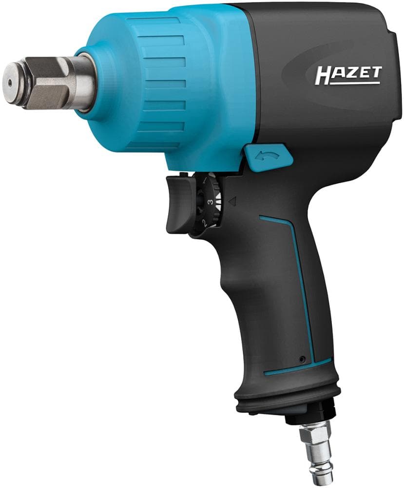 Pistol de impact pneumatic 9013M, pătrat 3/4", cuplu desfacere/strângere 1890/1085 Nm, 7300 rotații/min, Hazet