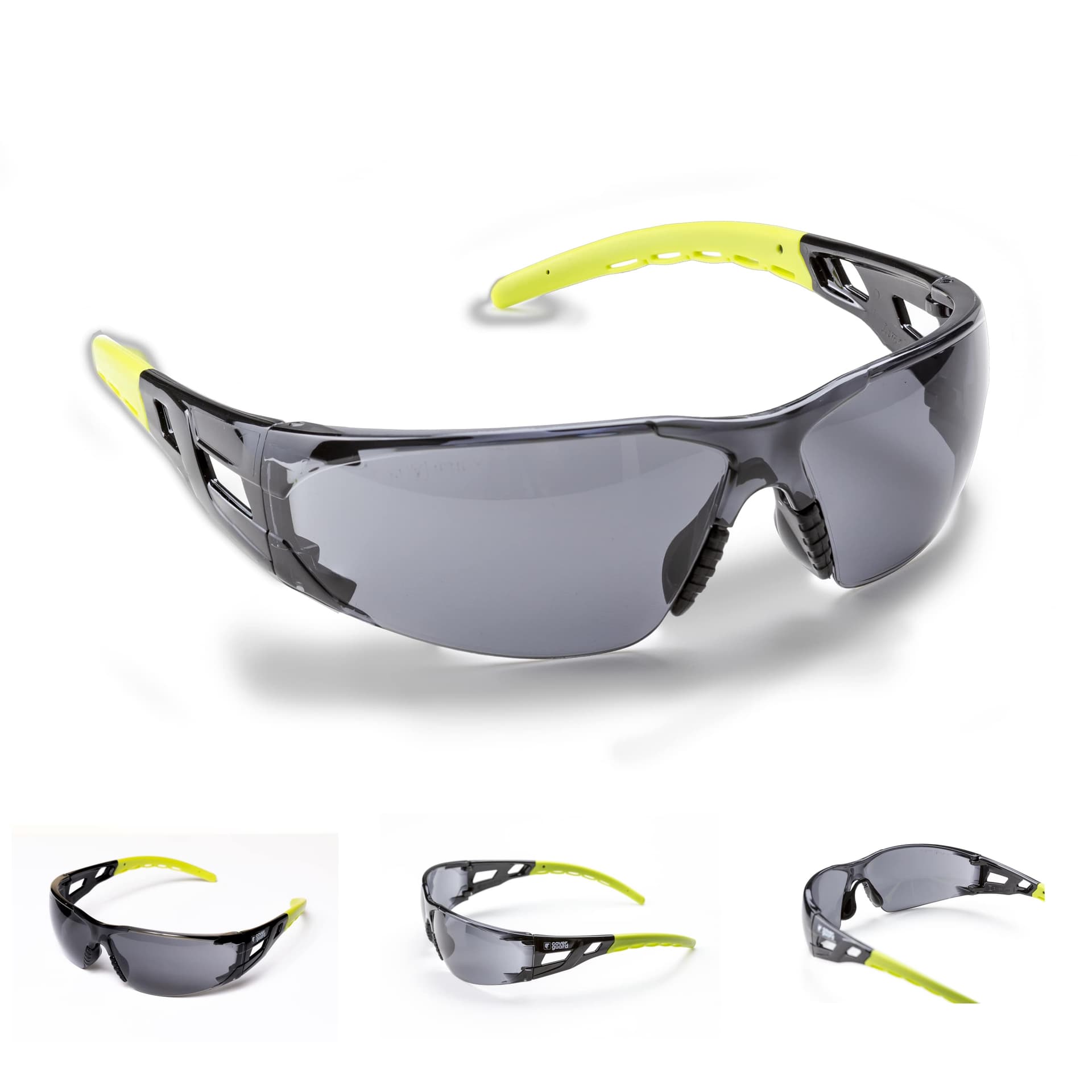 LIMELUX ochelari de protecție, stil sportiv, AF/AS, lentile fumurii 2 mm