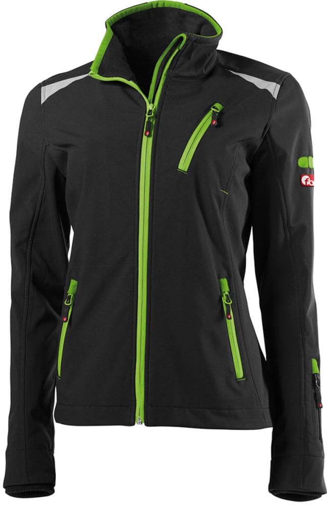 Geacă FORTIS damă 24, negru/verde lime