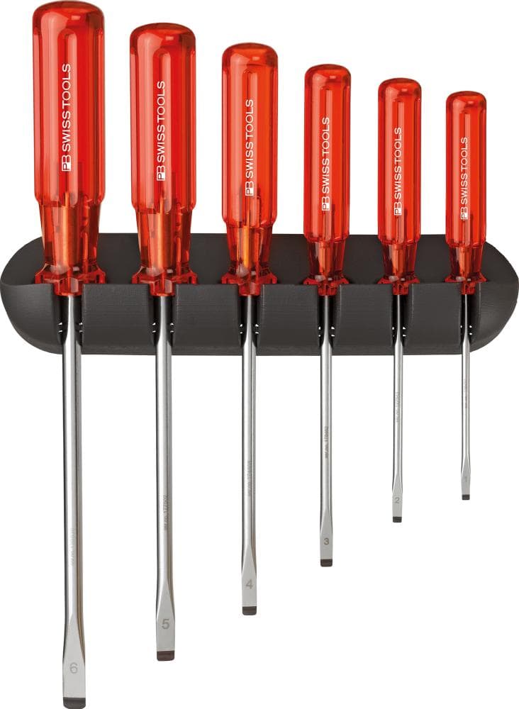 Set de șurubelnițe pentru șurub cu fantă, 6 piese, PB Swiss Tools