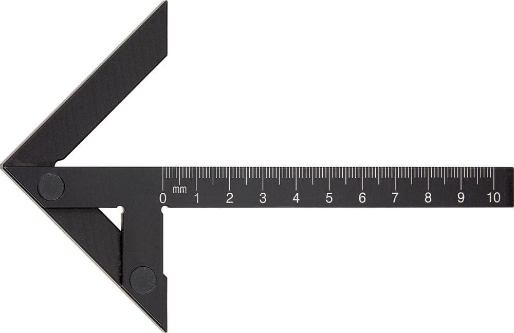 Echer de centrare de precizie, din metal ușor, 100x70 mm, FORTIS
