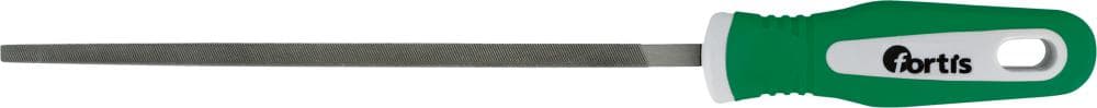 Pilă pătrată (4 fețe), 200x8 mm, dantură 2, cu mâner, DIN 7261D, FORTIS