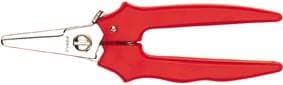 Foarfecă combinată dreaptă, 140 mm, mâner plastic, Erdi