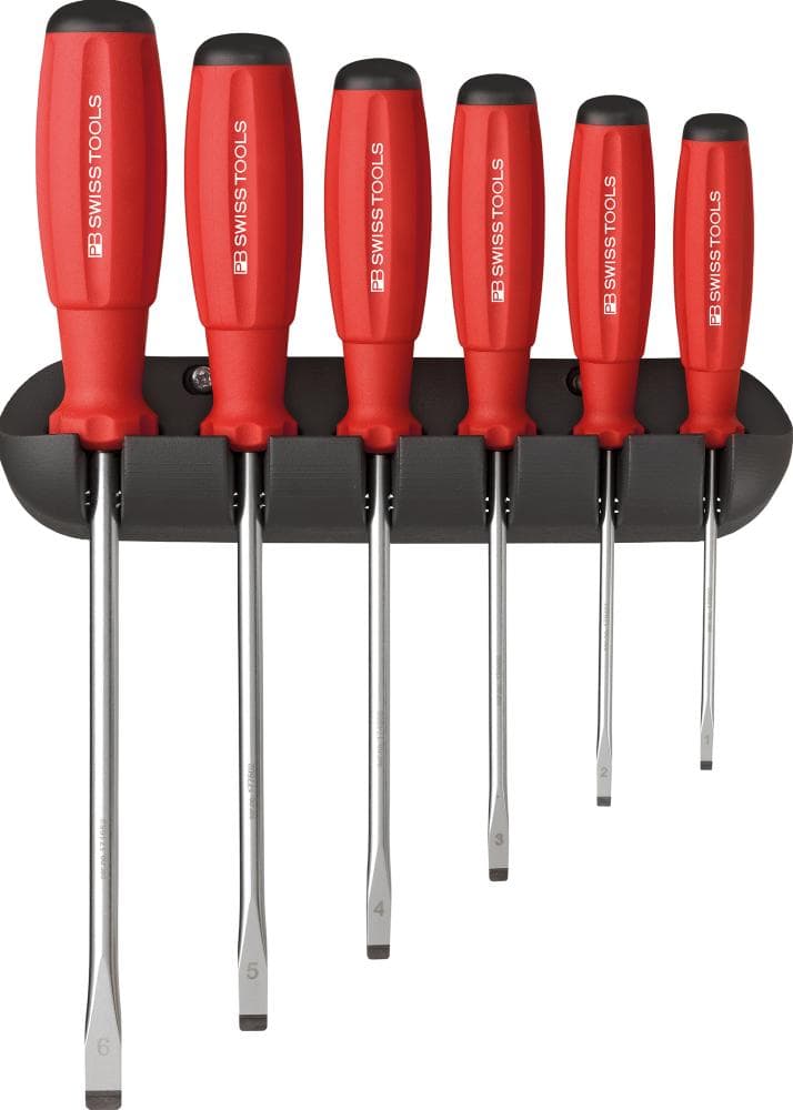 Set de șurubelnițe pentru șuruburi drepte, 6 piese, PB Swiss Tools