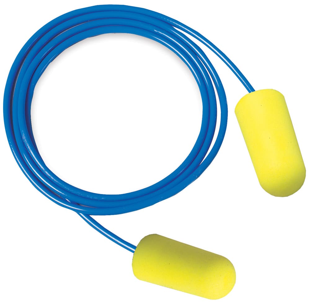 3M ES-01-005 Earsoft dopuri pentru ureche cu șnur, galben neon
