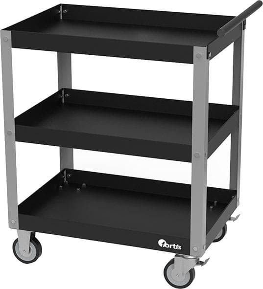 Cărucior service cu 3 polițe, 684 x 469 x 820 mm, FORTIS
