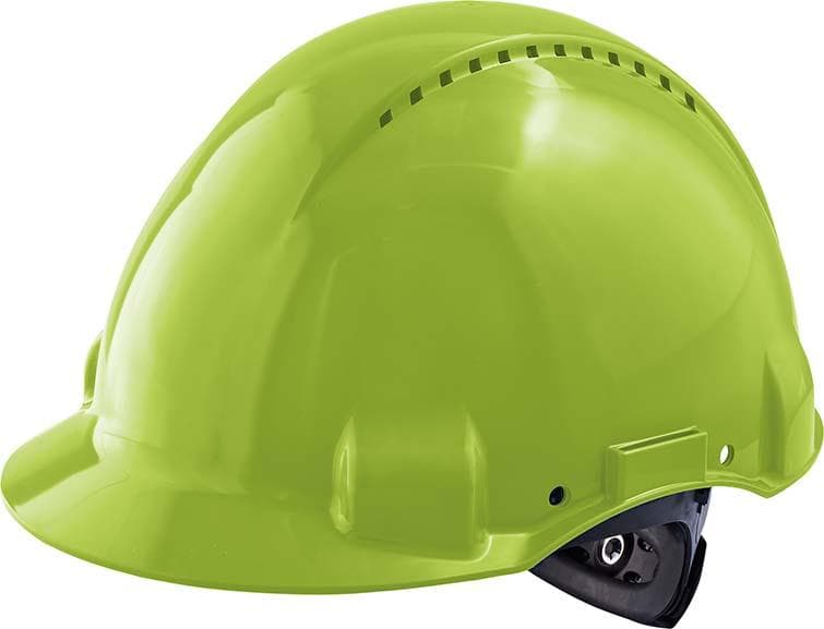 Cască de protecție G3000N, ABS, sistem cu clichet, verde neon, 3M