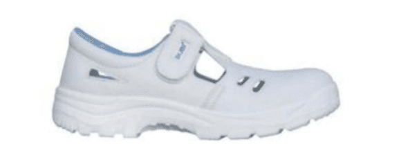 Sandale de protecție BUBI, bombeu compozit CK, O1 FO SRC, albe, mărimea 48, Coverguard