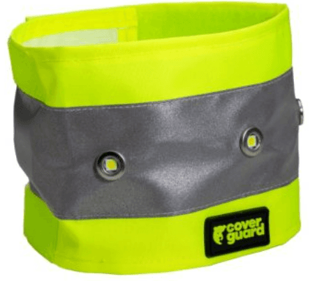 Banderolă de protecție reflectorizantă KOUKOU HV galbenă fluo cu LED COVERGUARD