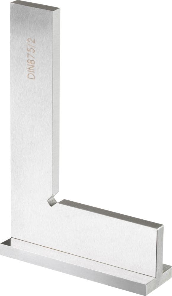 Echer de atelier cu talpă 75x50mm, clasa precizie 875/2, FORTIS