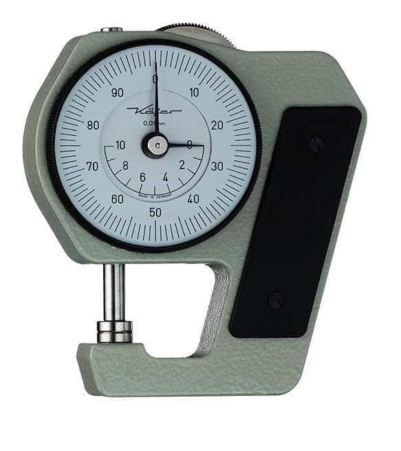 Dispozitiv de măsurare a grosimilor 0-10 mm, citire 0.01 mm, KÄFER