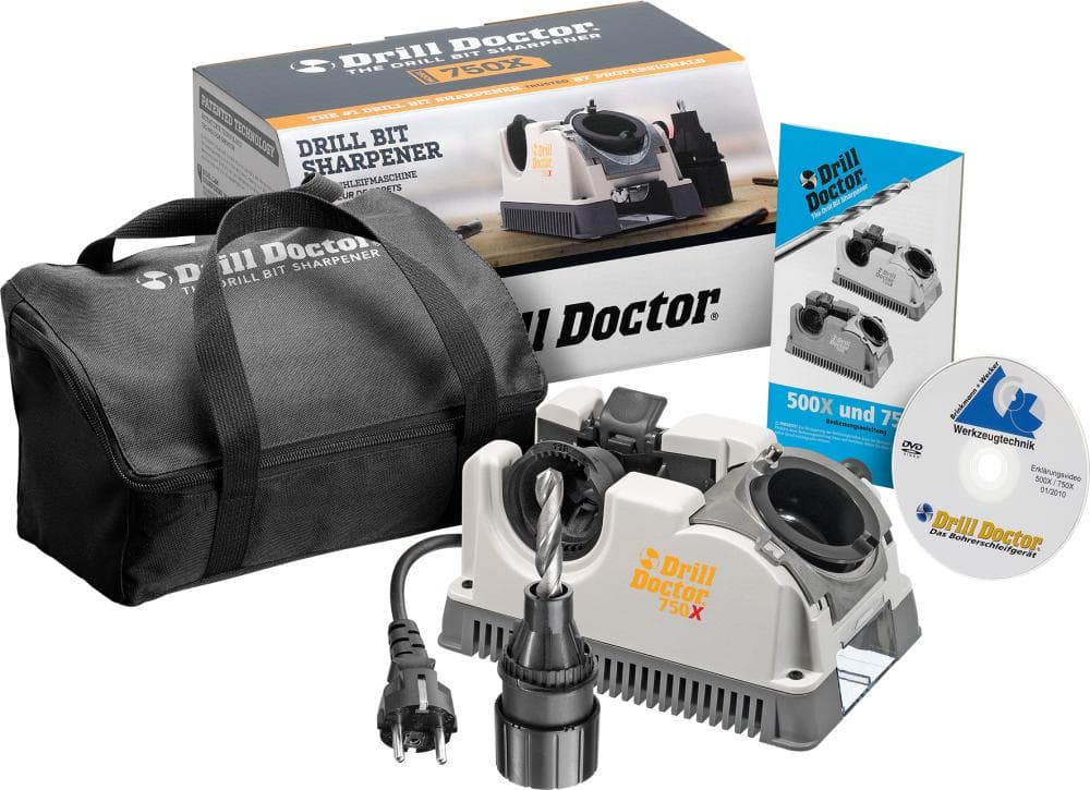 Mașină de ascuțit burghie Drill Doctor 750X, 2,5-19mm, 230V