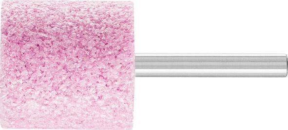 Piatră de șlefuit cilindrică, corindon nobil AR duritate 0, coadă 6 mm, 32x32 mm, granulație 24, PFERD