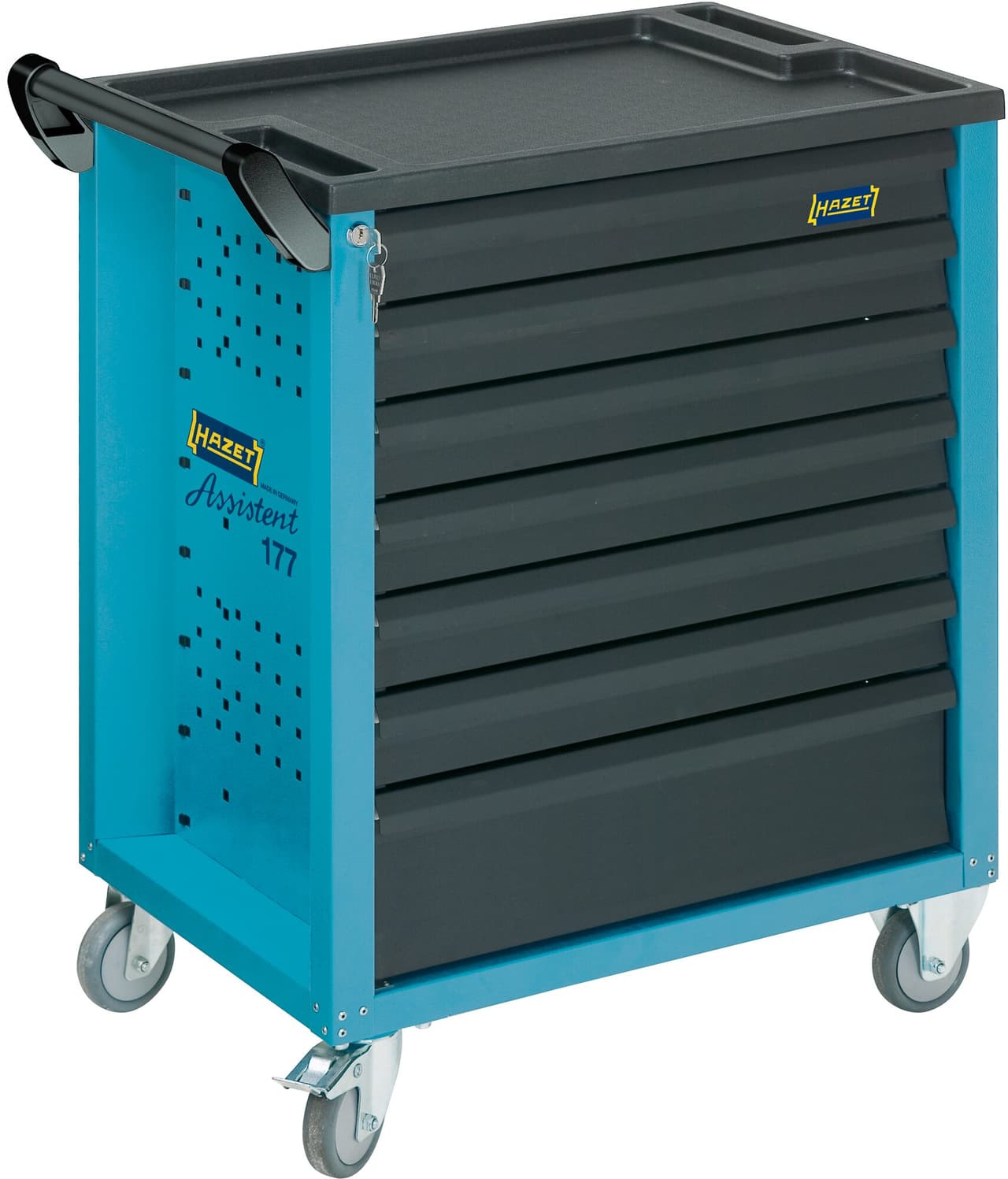 Dulap de scule mobil, 779,5x496x915mm, 7 sertare, Hazet
