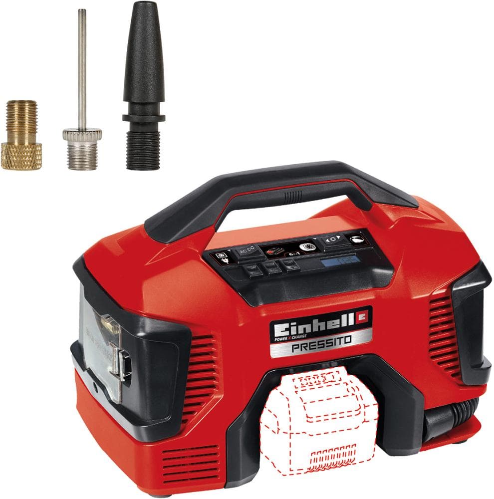 Compresor hibrid PRESSITO, 11 bar, 18V, EINHELL