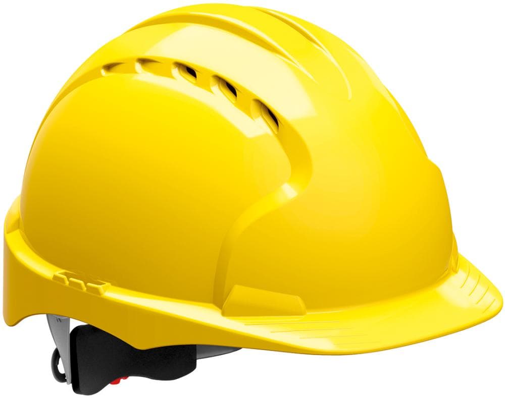 Cască de protecție EVO3, blocare prin rotire, EN 397, galbenă, JSP